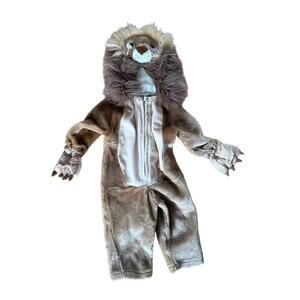 Lion faux fur youth costume